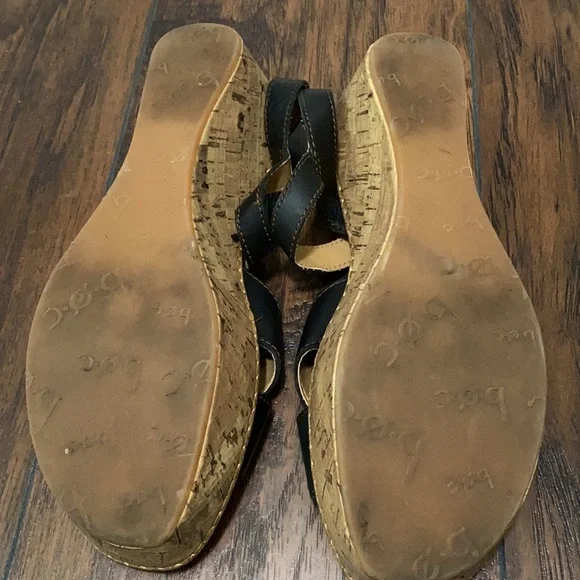 b.o.c Born black platform wedge sandal 7 / 38 - Picture 8 of 11